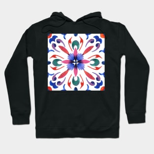 Floral ornament. Watercolor Hoodie